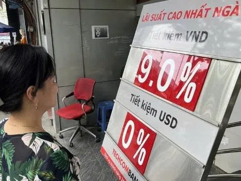 Lãi suất ngân hàng hôm nay, một số ngân hàng có lãi suất vượt mốc 8%