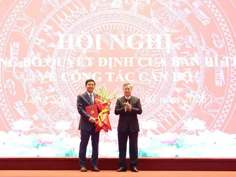 Ban Bí thư điều động đồng chí Vũ Hoàng Anh giữ chức Phó Bí thư Tỉnh ủy Lạng Sơn