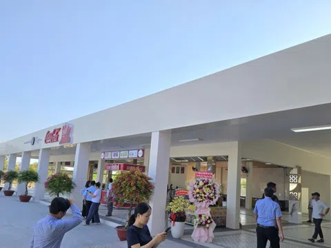 Cao tốc Vĩnh Hảo-Phan Thiết đã có trạm dừng nghỉ đầu tiên