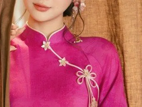 Tranh cãi về chi tiết trên áo dài Tết giống trang phục nước ngoài