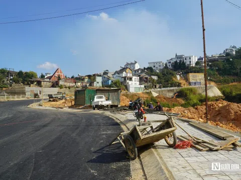 Thi công đạt hơn 90%, đường vành đai Đà Lạt vẫn "kẹt” tiến độ