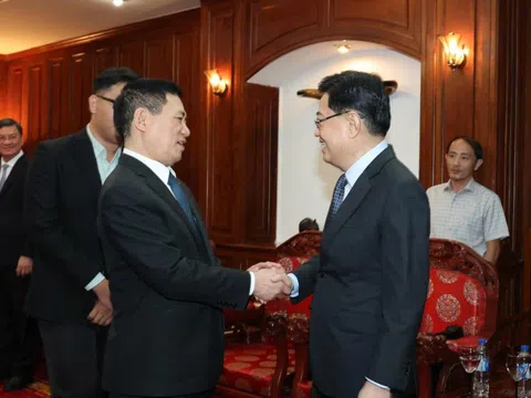 Phó Thủ tướng Hồ Đức Phớc tiếp Ngài Vương Thụy Kiệt, nguyên Phó Thủ tướng Singapore