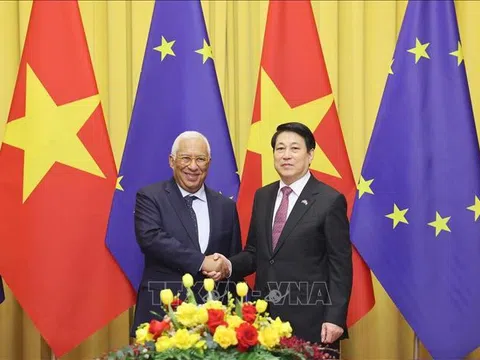 Chủ tịch Hội đồng châu Âu rời Hà Nội, kết thúc chuyến thăm chính thức Việt Nam