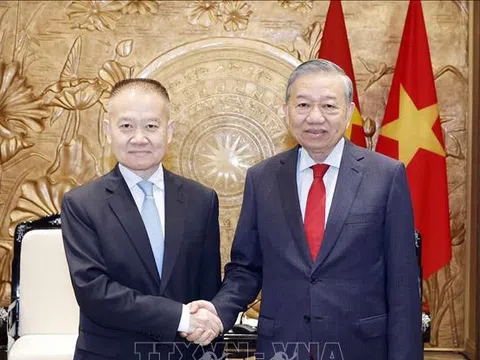 Tổng Bí thư Tô Lâm tiếp Đặc phái viên của Tổng Bí thư, Chủ tịch nước Trung Quốc Tập Cận Bình