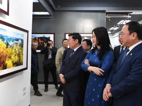 Khai mạc Triển lãm ảnh 'Mừng Đảng, Mừng Xuân và Chào mừng thành công Đại hội lần thứ XIV của Đảng'