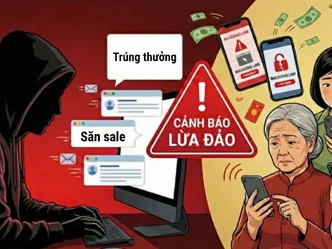 Cảnh báo thủ đoạn lừa đảo "nhận quà, trúng thưởng" và săn sale dịp Tết
