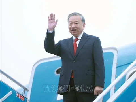 Tổng Bí thư Tô Lâm lên đường thăm cấp Nhà nước tới Lào