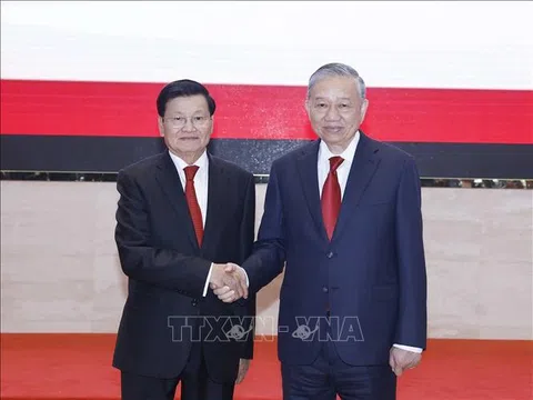 Tổng Bí thư Tô Lâm kết thúc tốt đẹp chuyến thăm cấp Nhà nước tới Lào