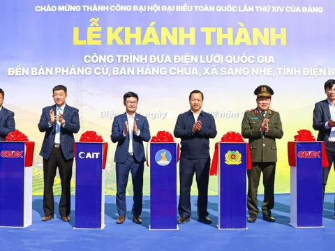 GELEX mang điện lưới quốc gia tới 194 hộ dân vùng cao trước Tết Nguyên đán