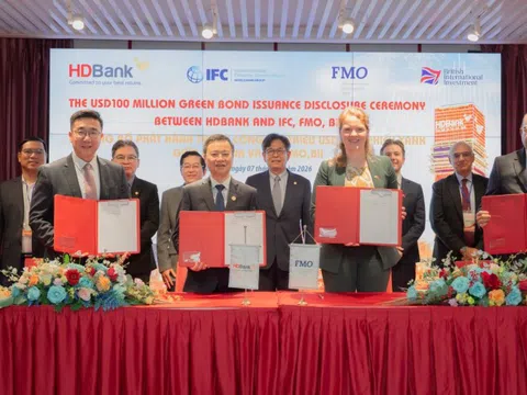 HDBank phát hành thành công 100 triệu USD trái phiếu xanh quốc tế