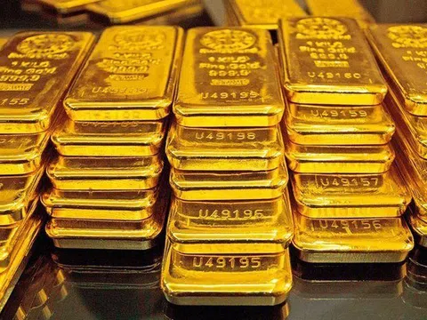 Giá vàng đồng loạt tăng mạnh