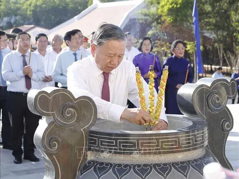 Tổng Bí thư Tô Lâm dâng hương tại Tây Ninh và TPHCM