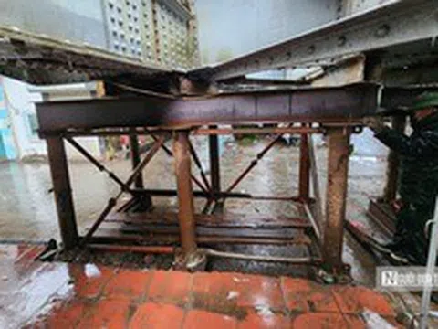 Hiện trạng cầu Long Biên phải "chống nạng" để sửa chữa, gia cố