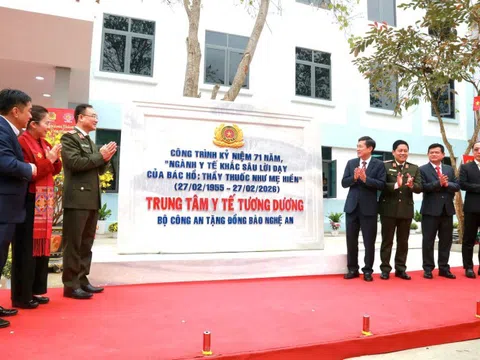 Bộ Công an khánh thành và bàn giao các công trình an sinh xã hội tại Nghệ An