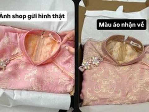 “Kiếp nạn” mua áo dài Tết: Chi 2,6 triệu đồng nhận hàng lệch màu, sai số đo