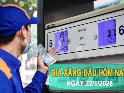 Giá xăng dầu hôm nay 22/1: Giá xăng giảm, giá dầu tăng