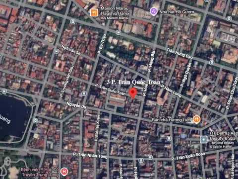 Hà Nội cho phép chuyển mục đích sử dụng 558m2 "đất vàng" phố Trần Quốc Toản để xây khách sạn