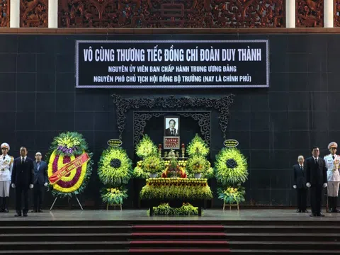 Lời cảm ơn của Ban Lễ tang và gia đình đồng chí Đoàn Duy Thành