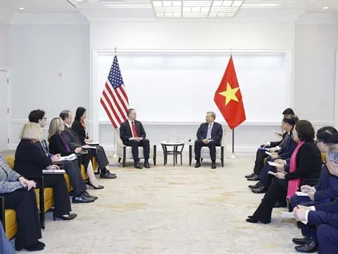 Tổng Bí thư Tô Lâm tiếp cựu Thứ trưởng Ngoại giao Hoa Kỳ Kurt Campbell