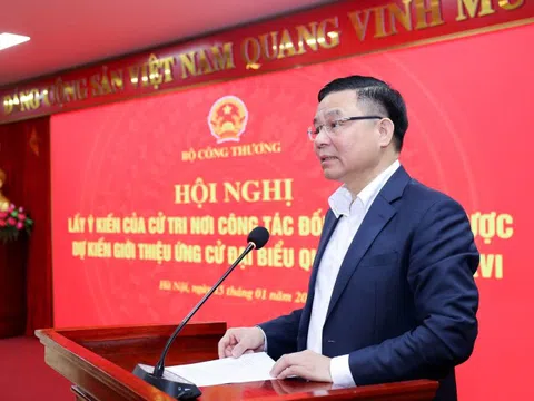 Giới thiệu Quyền Bộ trưởng Bộ Công Thương Lê Mạnh Hùng ứng cử đại biểu Quốc hội khóa XVI