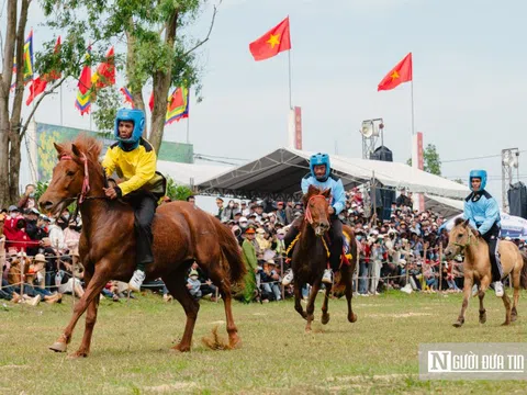 Nông dân Đắk Lắk hoá “kỵ sĩ”, ngựa thồ thành chiến mã tại lễ đua Gò Thì Thùng