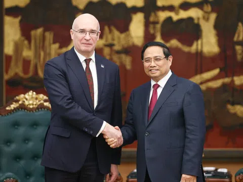 Thủ tướng tiếp Tổng Giám đốc Hãng Thông tấn TASS của Liên bang Nga