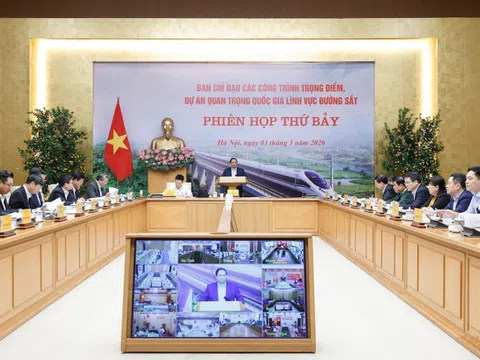 Thủ tướng chủ trì phiên họp thứ 7 của Ban Chỉ đạo các dự án đường sắt