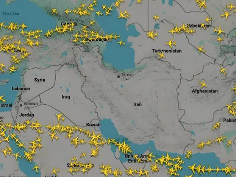 Bộ Xây dựng yêu cầu không tổ chức chuyến bay qua khu vực vùng trời Trung Đông