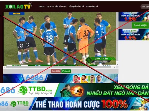 Khởi tố 30 bị can trong đường dây web lậu “Xôi Lạc TV”