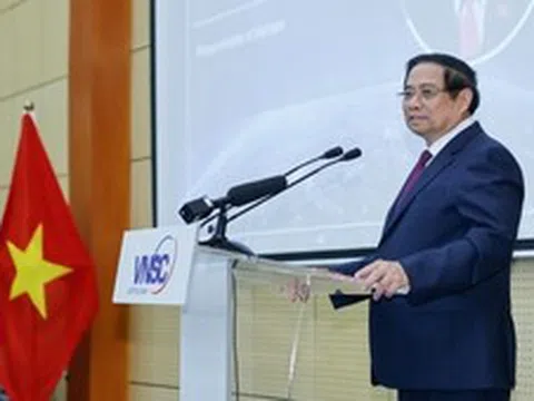 Thủ tướng Phạm Minh Chính: "Khám phá không gian - Làm chủ công nghệ - Hợp tác bền chặt - Phát triển bền vững - Vũ trụ hòa bình"*