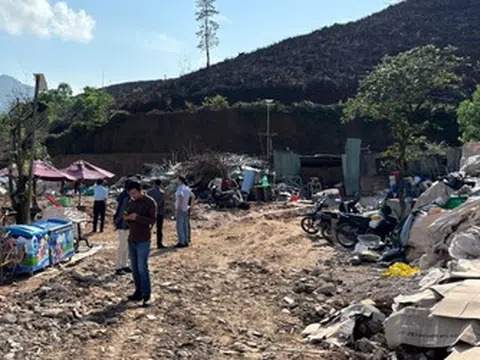 Đà Nẵng: Phát hiện bãi tập kết chất thải không phép ở Bà Nà