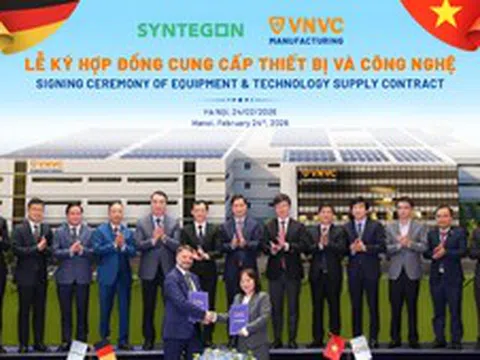 Lần đầu có dây chuyền sản xuất vaccine sử dụng robot hiện đại nhất tại Việt Nam