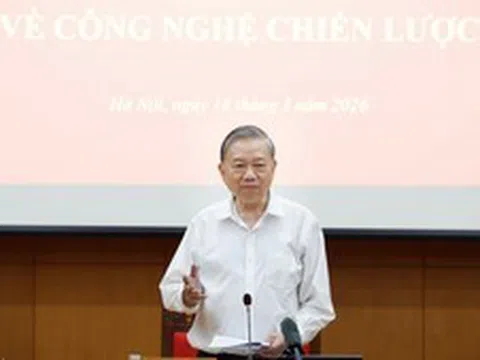 Tổng Bí thư Tô Lâm: Phát triển công nghệ chiến lược là việc không thể chậm trễ