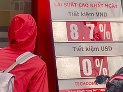 Lãi suất ngân hàng hôm nay 18/3: Nhiều ngân hàng nâng mức lãi suất vượt 8%/năm
