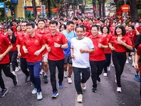 Hơn 1,3 triệu người hưởng ứng Ngày chạy Olympic vì sức khỏe toàn dân năm 2026