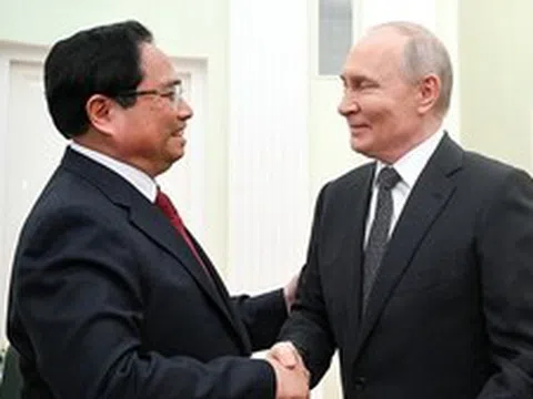 Thủ tướng Phạm Minh Chính hội kiến Tổng thống Liên bang Nga Vladimir Putin