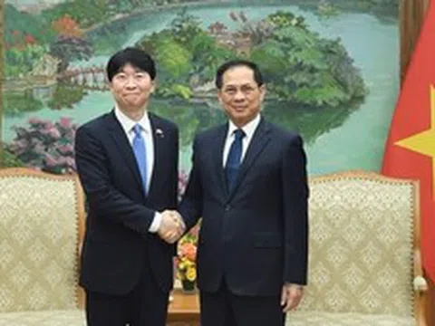 Phó Thủ tướng Bùi Thanh Sơn tiếp Thống đốc tỉnh Okayama (Nhật Bản)