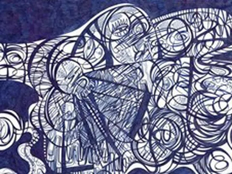 Họa sĩ Đào Anh Khánh và con gái CAT đối thoại trong triển lãm chung đầu tiên