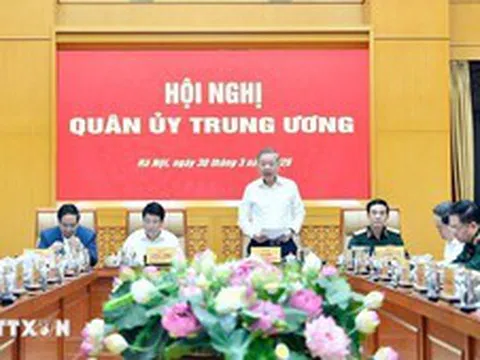 Tổng Bí thư Tô Lâm chủ trì Hội nghị Quân ủy Trung ương