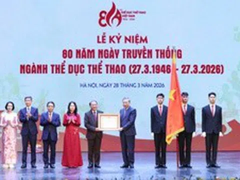 Tổng Bí thư dự Lễ kỷ niệm 80 năm Ngày truyền thống Ngành Thể dục Thể thao