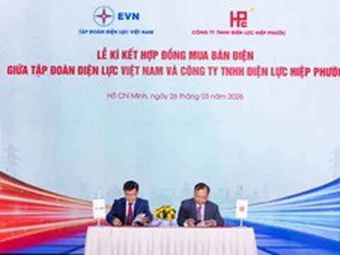 EVN ký hợp đồng mua bán điện cho dự án Nhà máy điện LNG Hiệp Phước