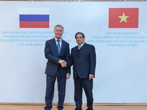 Thủ tướng thăm tập đoàn khí đốt hàng đầu của Nga, thúc đẩy các dự án LNG lớn tại Việt Nam