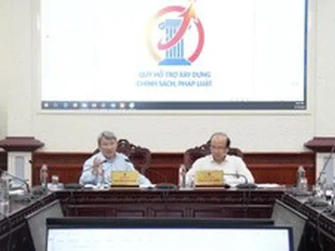 Quỹ hỗ trợ xây dựng chính sách, pháp luật sẽ ra mắt ngày 27/3