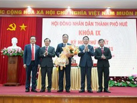 Ông Phạm Đức Tiến được bầu giữ chức Chủ tịch HĐND TP. Huế