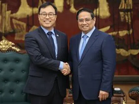 Thủ tướng Phạm Minh Chính tiếp Đại sứ Hàn Quốc