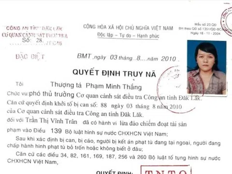 Truy nã đặc biệt nữ bác sĩ chiếm đoạt hơn 5 tỷ đồng rồi bỏ trốn