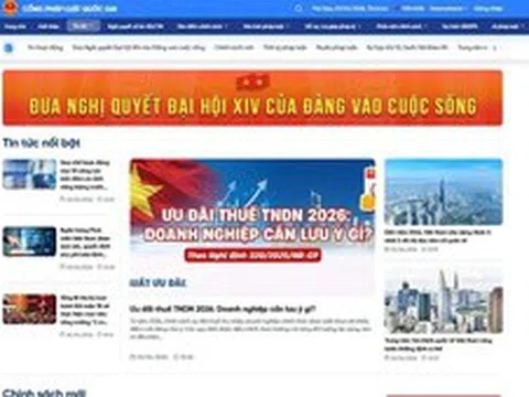 Cổng Pháp luật quốc gia: Nền tảng số đưa pháp luật đến gần người dân