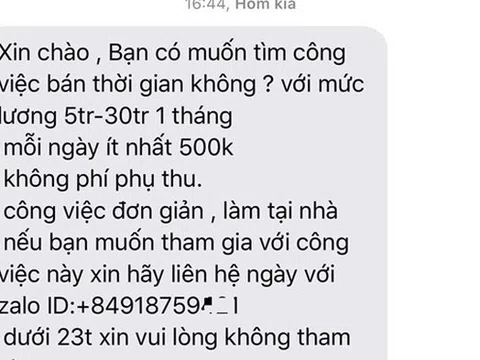 Cảnh báo thủ đoạn lừa đảo lôi kéo học sinh, sinh viên mở tài khoản ngân hàng