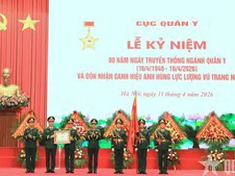 Cục Quân y đón nhận Danh hiệu Anh hùng Lực lượng vũ trang nhân dân