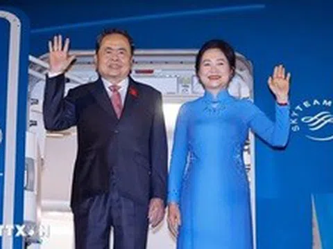 Chủ tịch Quốc hội Trần Thanh Mẫn lên đường dự Đại hội đồng IPU-152